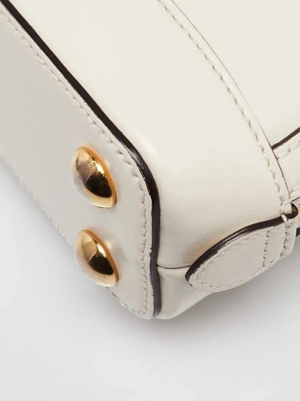 Gucci White Smooth Leather 1955 Horsebit Mini Bag - Picture 4 of 12